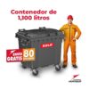 Contenedor de Basura de 1100 litros