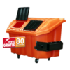 Contenedor de Basura Industrial 1800L