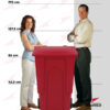 Contenedor de rotomoldeo de 360L