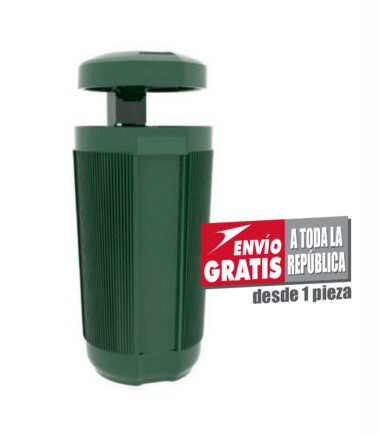 Papelera Prima Linea SULO Verde de 50 Litros
