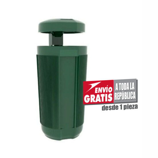 Papelera Prima Linea SULO Verde de 50 Litros