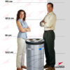 Basurero Jumbo Reciclable 4 Separaciones Art Center 655211