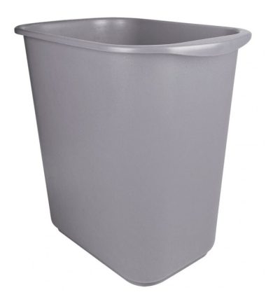 Bote de Basura de 13 Litros Sablón gris con asas integradas