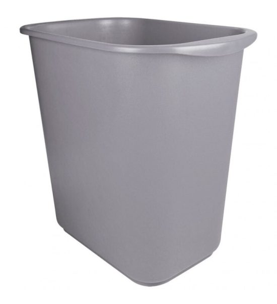 Bote de Basura de 13 Litros Sablón gris con asas integradas