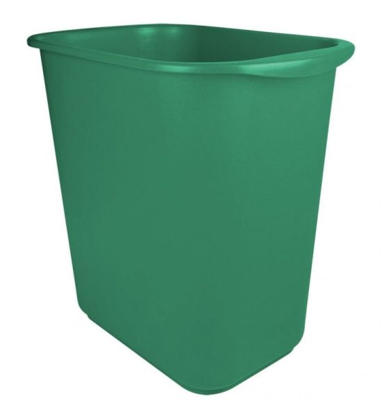 Bote de Basura de 13 Litros Sablón color verde rectangular