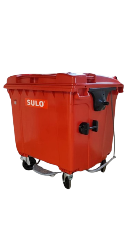 Contenedor de Basura SULO de 1100 Litros con Pedal