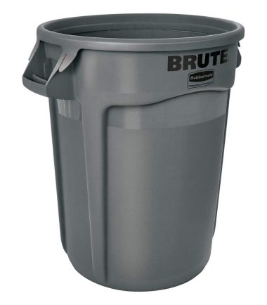 Contenedor BRUTE Rubbermaid 121 Litros color gris para residuos industriales