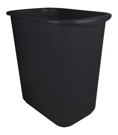 Bote de Basura de 13 Litros Sablón color negro rectangular