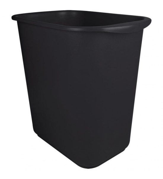 Bote de Basura de 13 Litros Sablón color negro rectangular