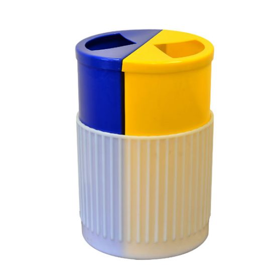 Papelera Doble WT para Separación de Residuos con dos compartimentos