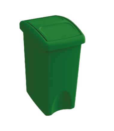 Papelera Estra Tapa Plana Vaivén 35 litros