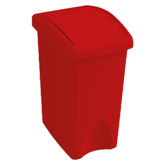 Papelera Estra Tapa Plana Vaivén 35 litros
