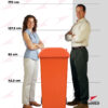 Contenedor Vifel 140 Litros con Ruedas
