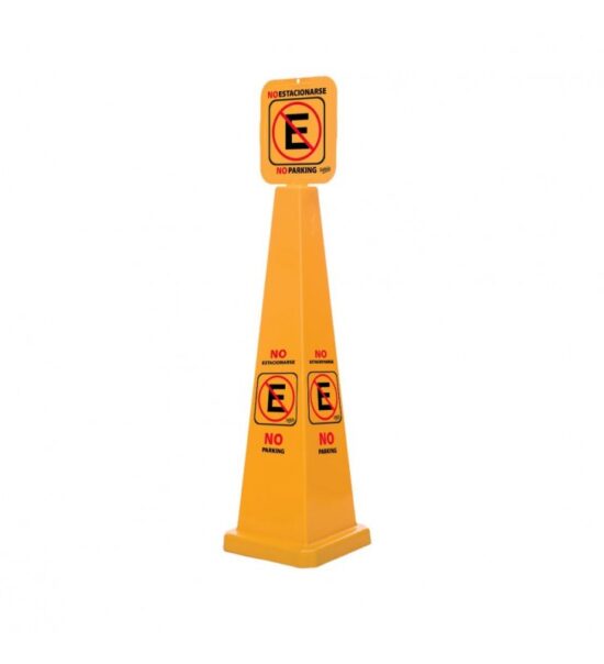 Cono Rígido Grande Sablón 7709 No Estacionarse Amarillo