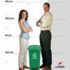 Papelera Estrabins de Pedal 44L