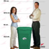 Contenedor de Basura Sablón 145 Litros
