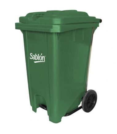 Bote de Basura Sablón 80 Litros con Pedal y Ruedas